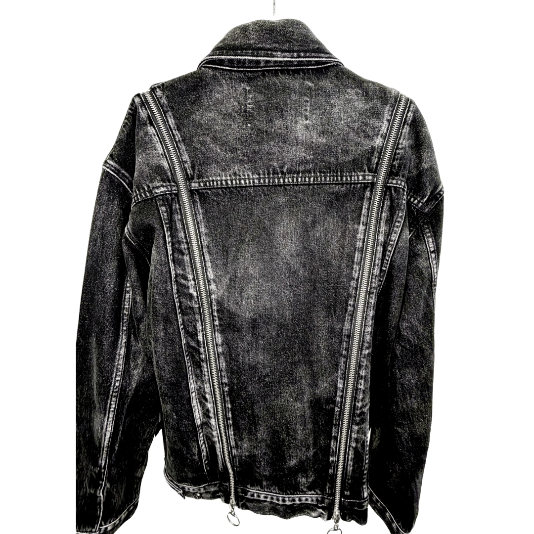 Men’s black dead than cool zip jacket