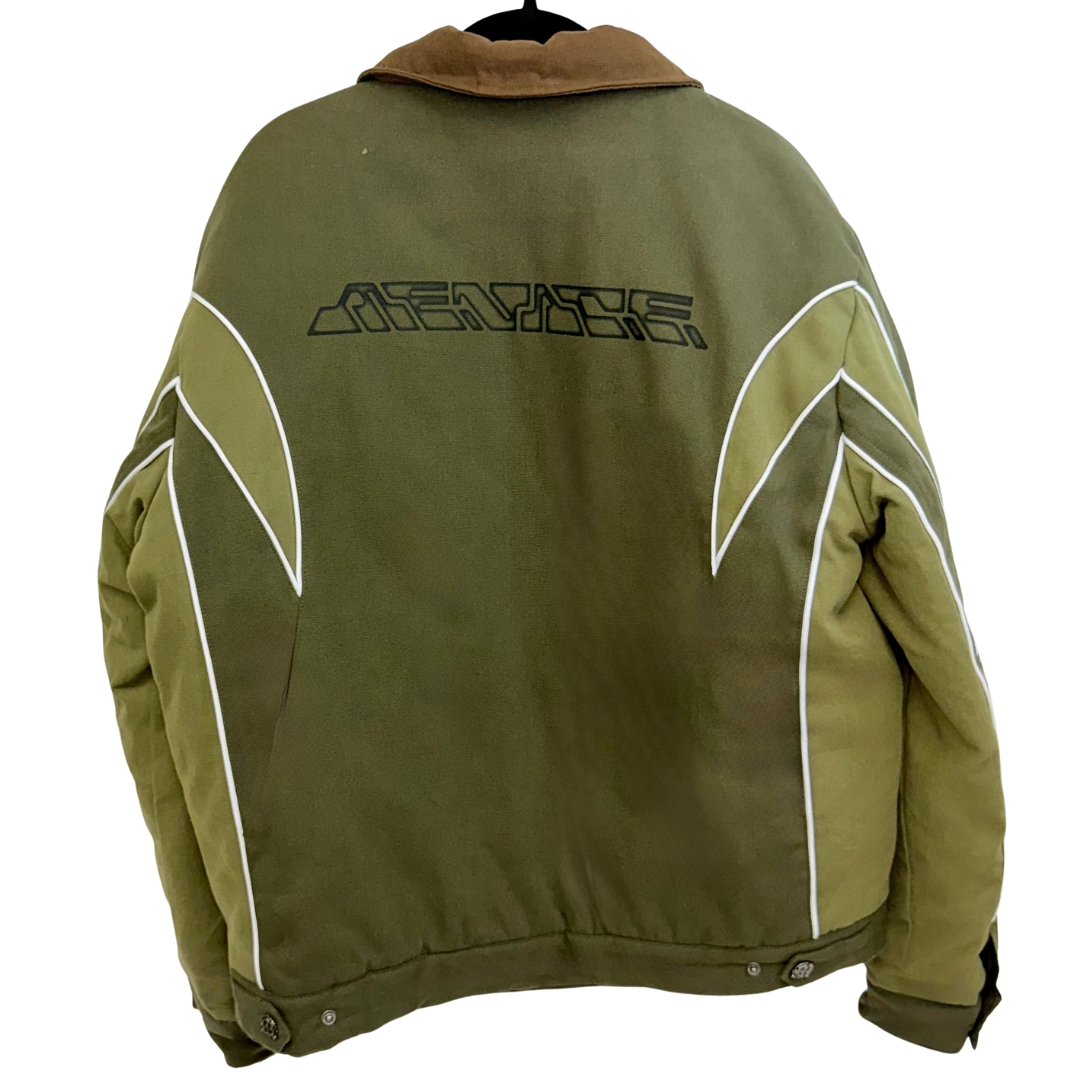 Men's Olive Green Puffer Jacket