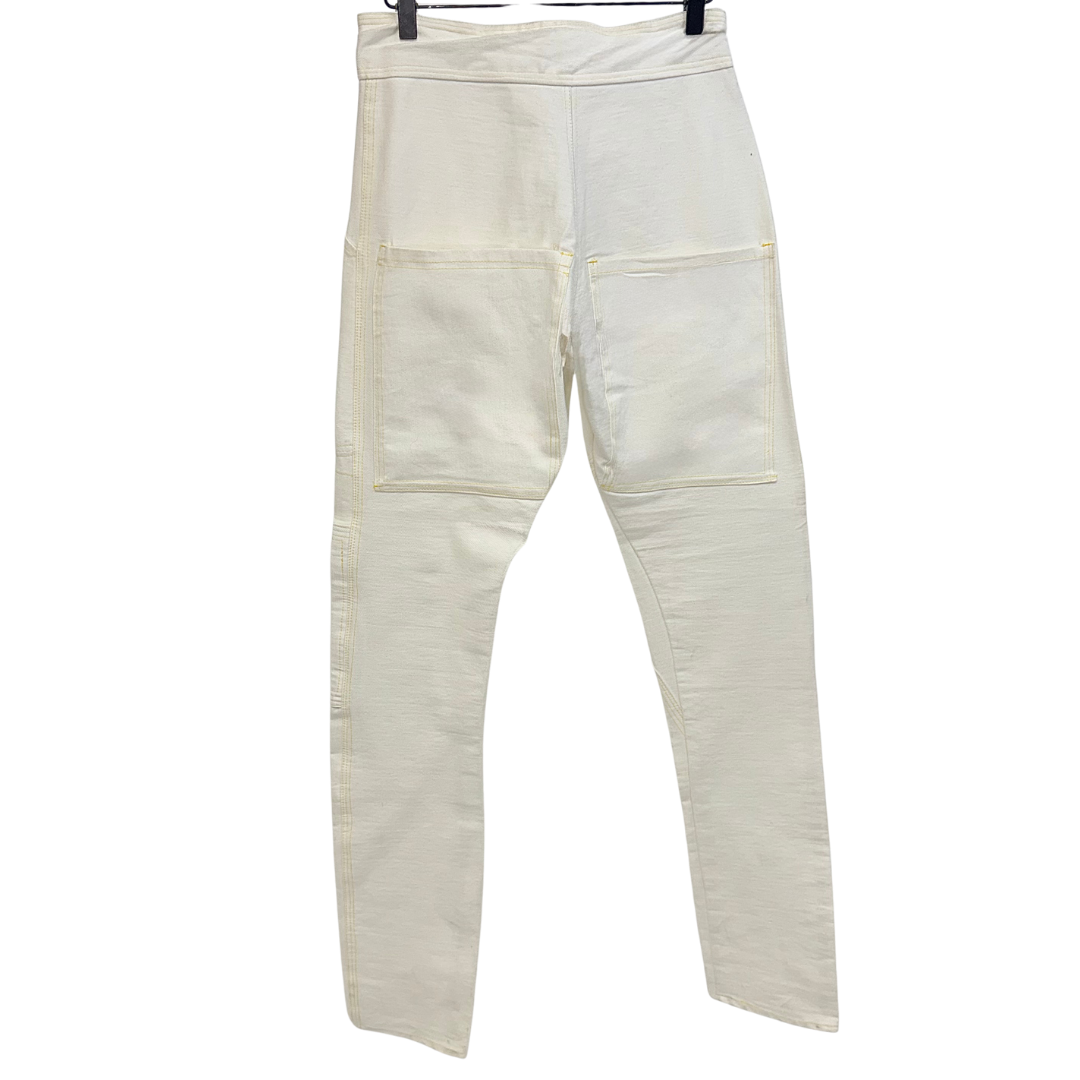 Men's Cream Denim Pants