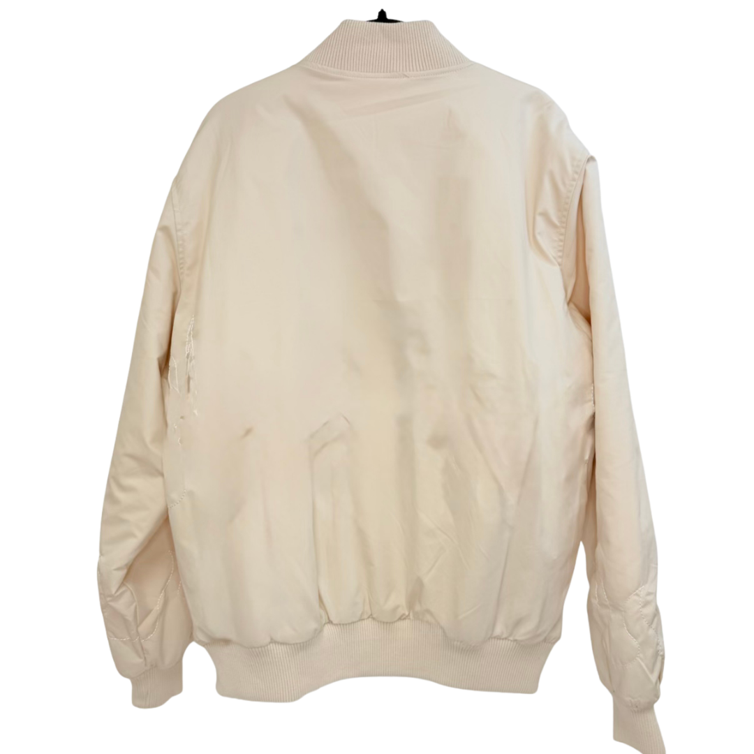 Men's Cream Nylon Jacket