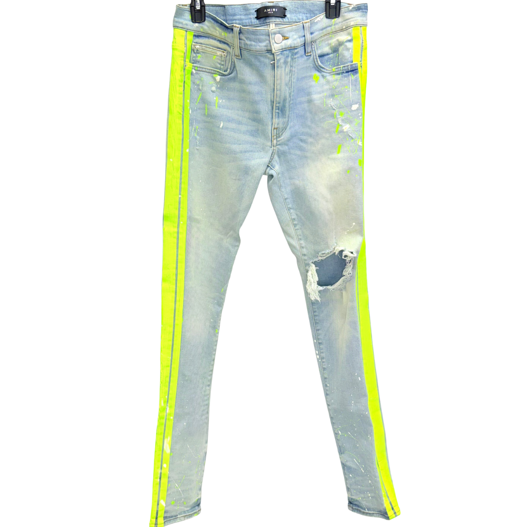 Men's Striped Amiri Denim SS19