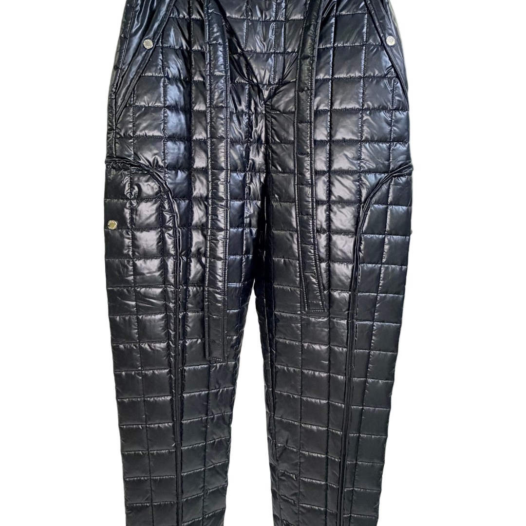 Men's Black Puffer Pants
