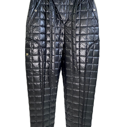 Men's Black Puffer Pants