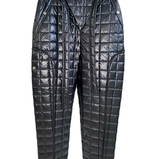 Men's Black Puffer Pants