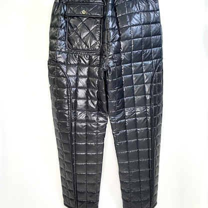Men's Black Puffer Pants