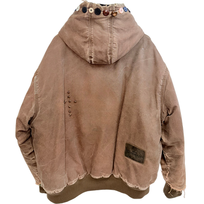 Men's Brown Puffer Jacket