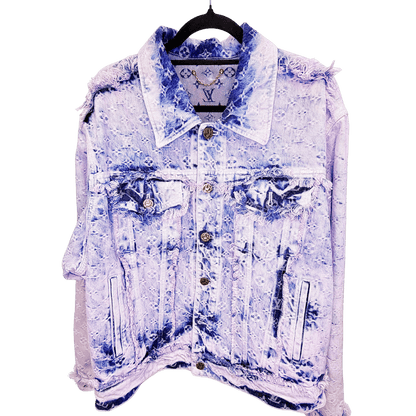 Men’s Louis Vuitton Purple Monogram Denim Jacket SS20