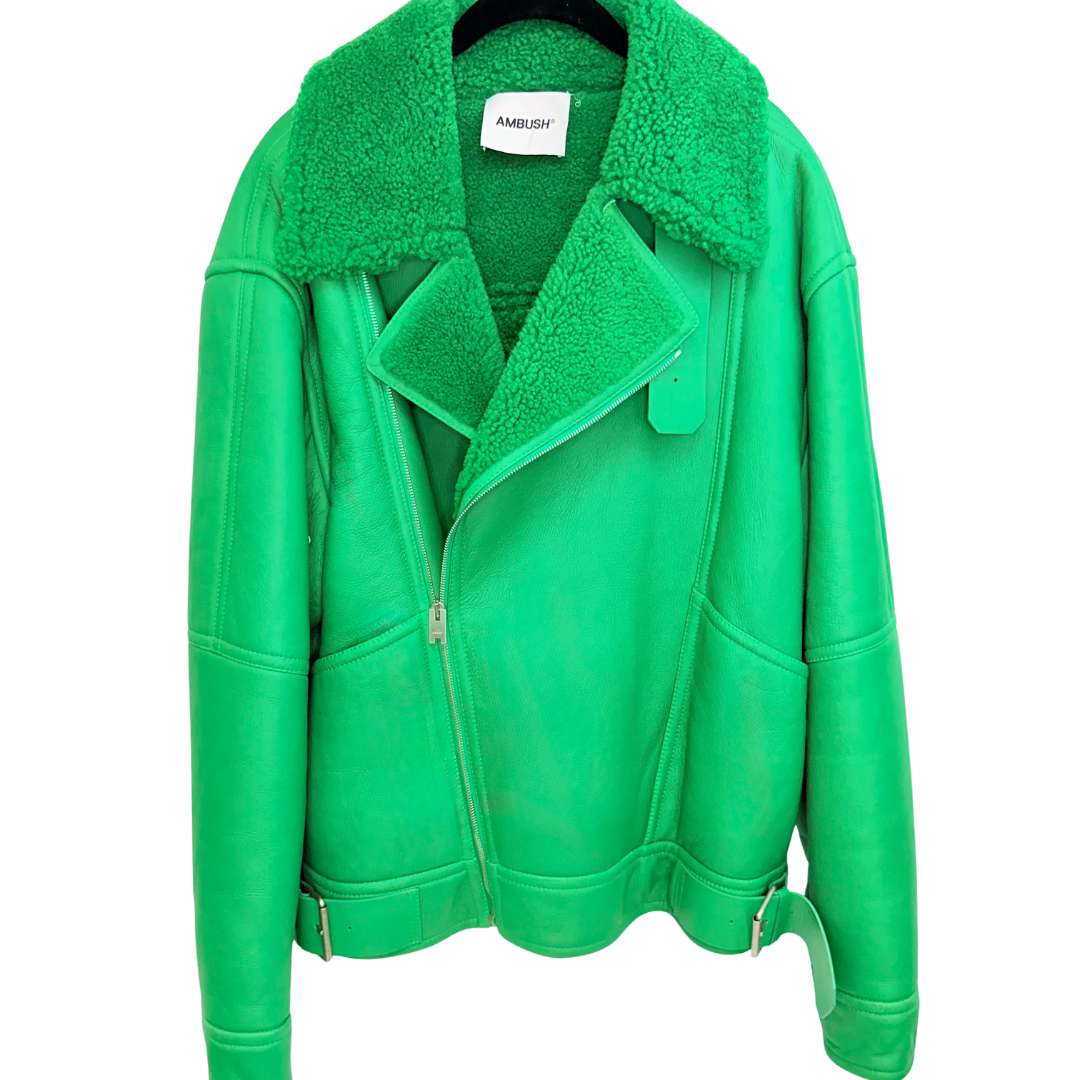 Green Leather Ambush Jacket FW19