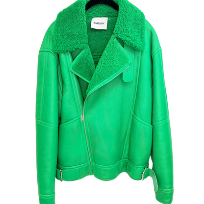 Green Leather Ambush Jacket FW19