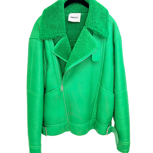 Green Leather Ambush Jacket FW19