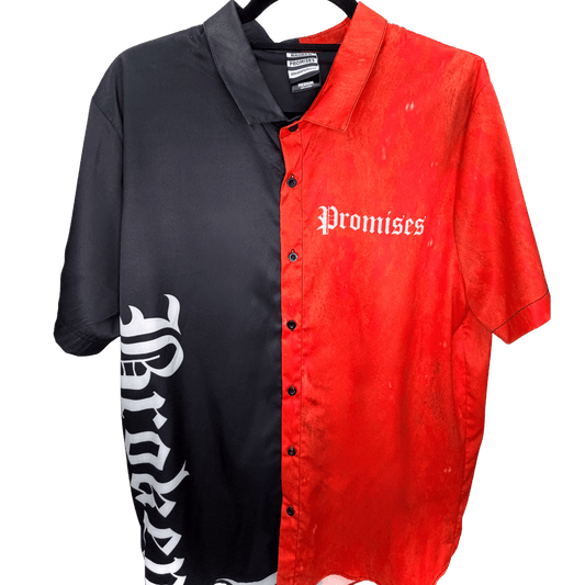 Mens Broken Promises Button Up