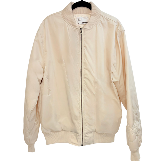 Men's Cream Nylon Jacket