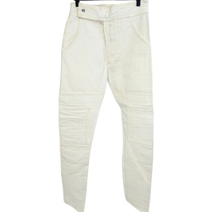 Men's Cream Denim Pants