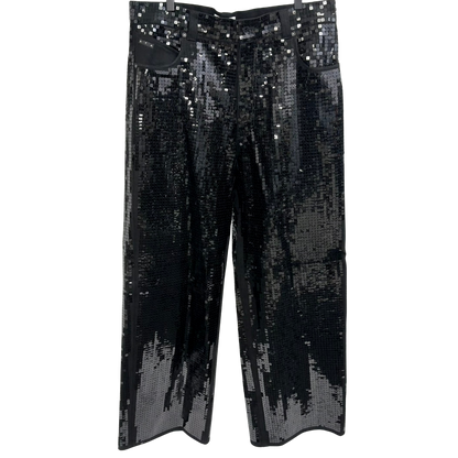 Men's Black Glitter Pants