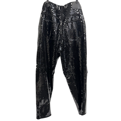 Men's Black Glitter Pants
