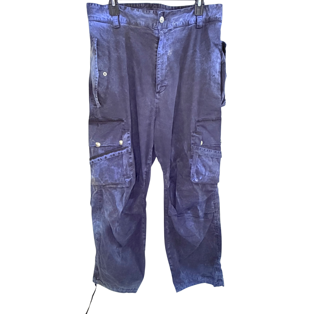 Mens MSGM Blue Cargos