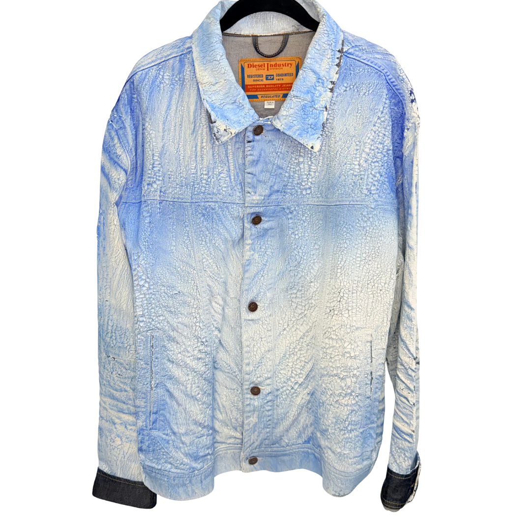 Men's Blue Diesel Jacket FW23
