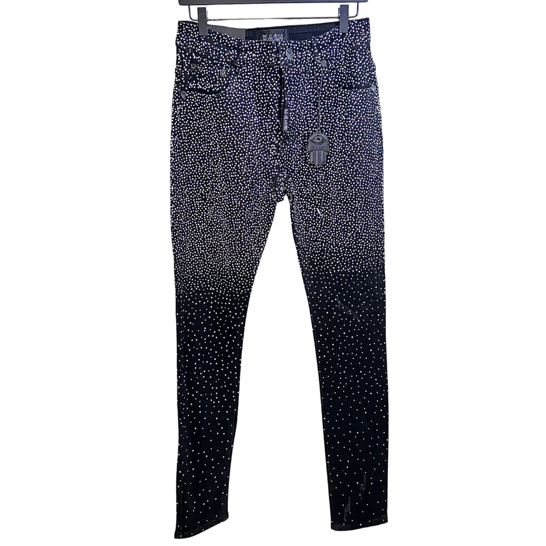 Men's Rhinestone Denim