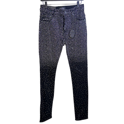 Men's Rhinestone Denim