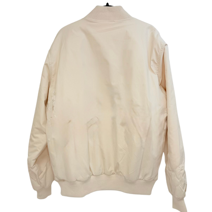 Men's Cream Nylon Jacket