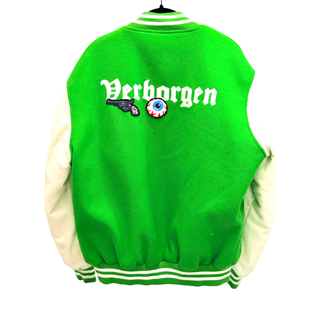 Men's Custom Green Varsity Jacket