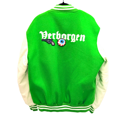 Men's Custom Green Varsity Jacket