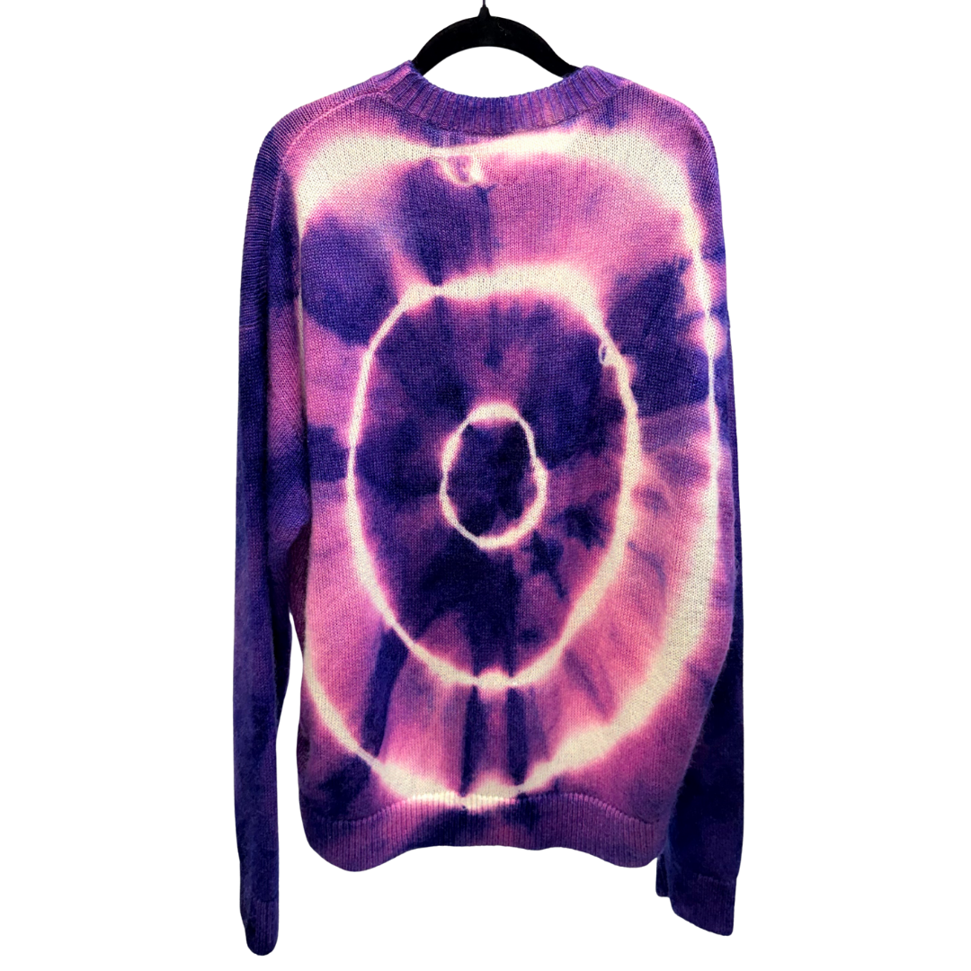 Men's Off White Purple Sweater