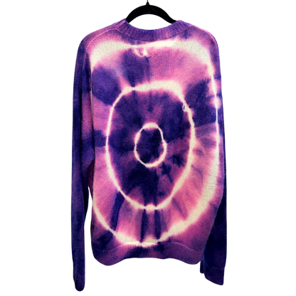 Men's Off White Purple Sweater