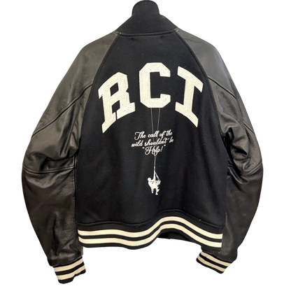 Men's Black Varsity Jacket