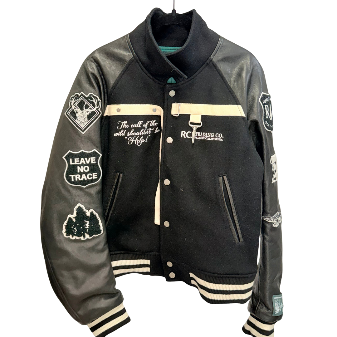 Men's Black Varsity Jacket