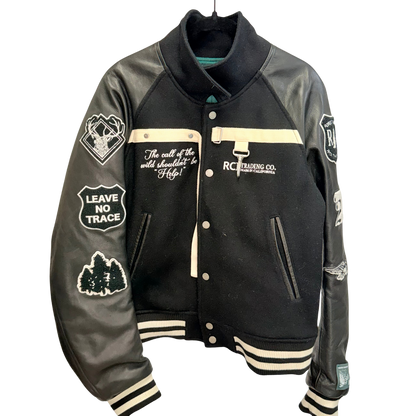 Men's Black Varsity Jacket