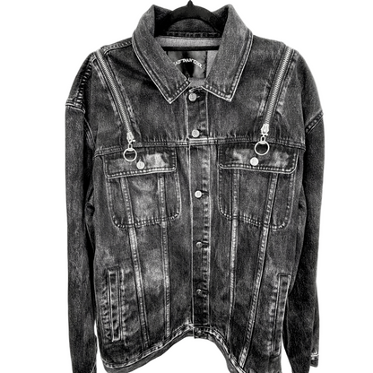 Men’s black dead than cool zip jacket