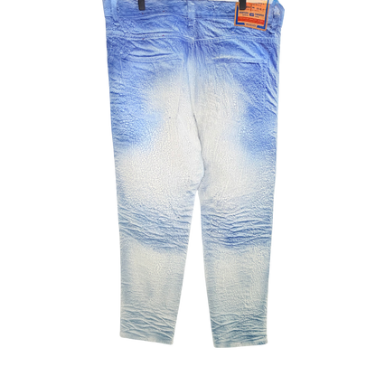 Men's Diesel Blue Crackle Pants SS23