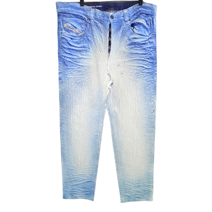Men's Diesel Blue Crackle Pants SS23