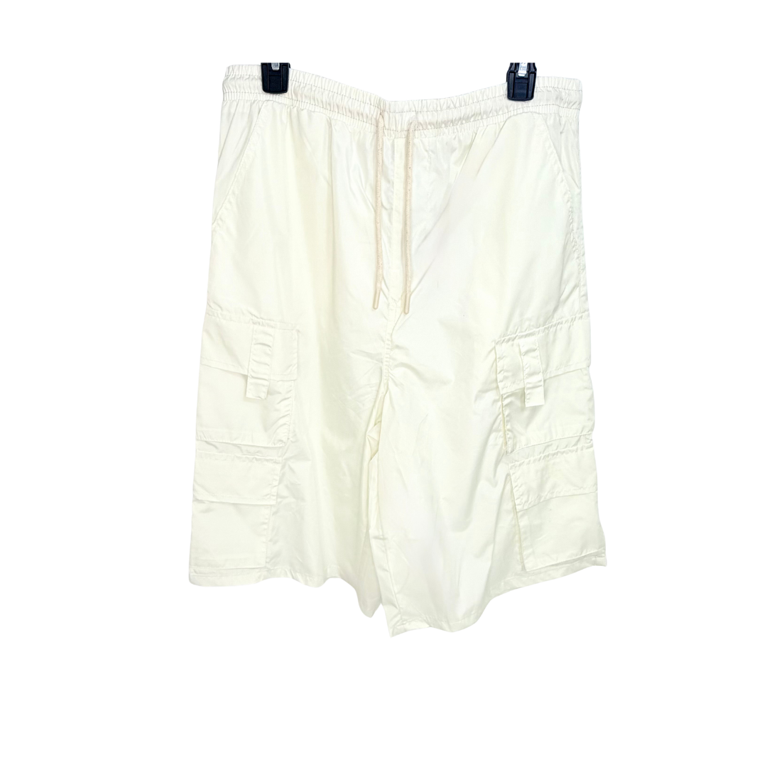 Men's Cream Cargo Shorts