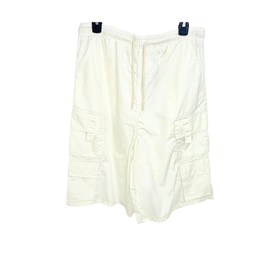 Men's Cream Cargo Shorts