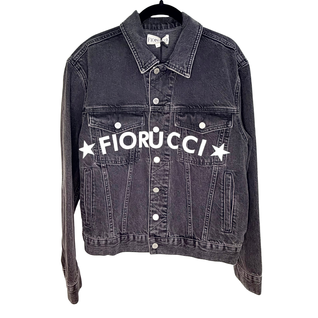 Men’s Fiorucci Black Denim Jacket