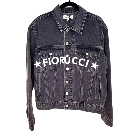 Men’s Fiorucci Black Denim Jacket