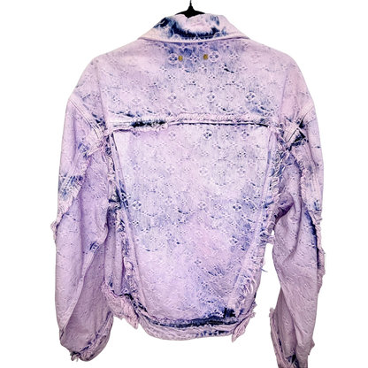 Men’s Louis Vuitton Purple Monogram Denim Jacket SS20