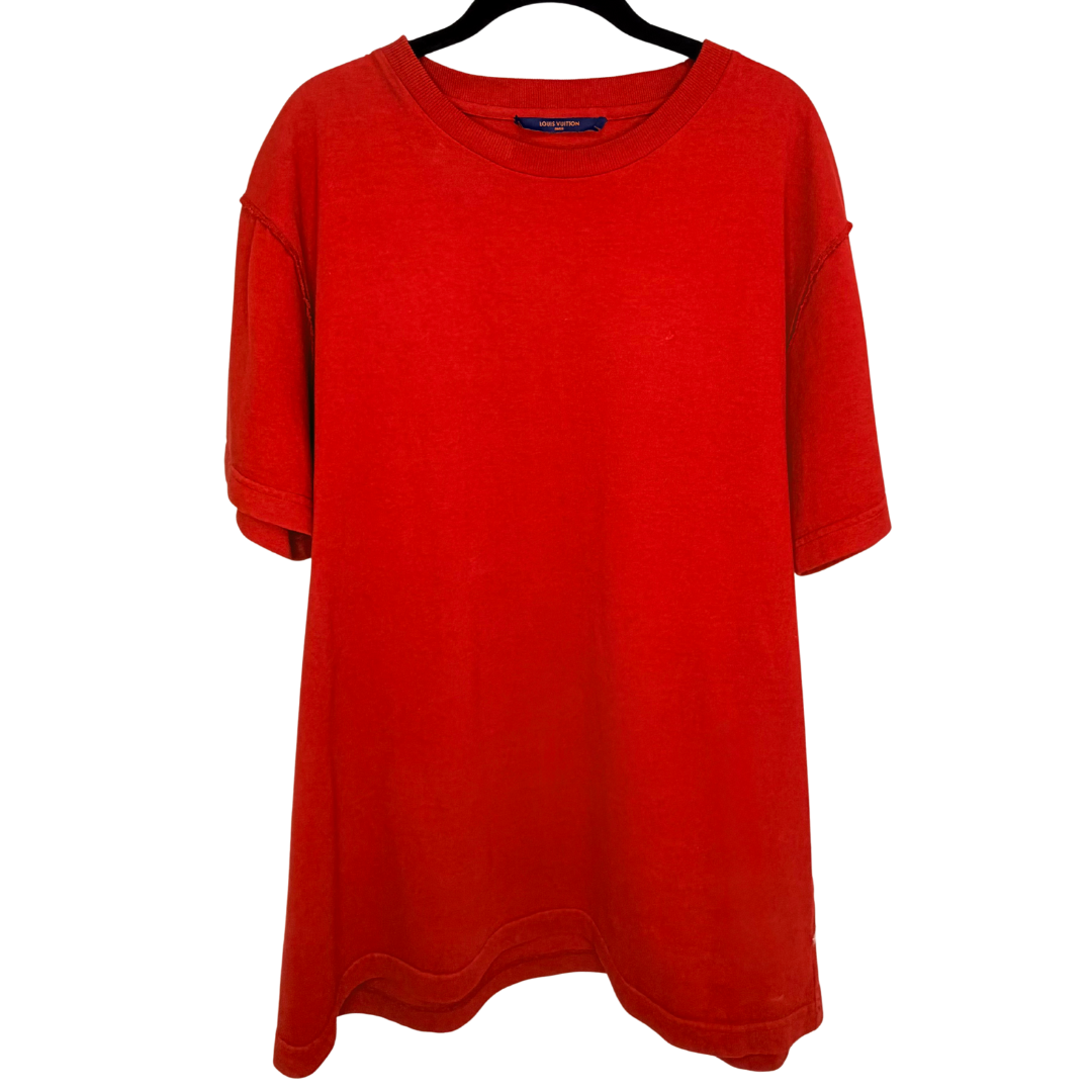 Men’s Louis Vuitton Inside-Out Red T shirt