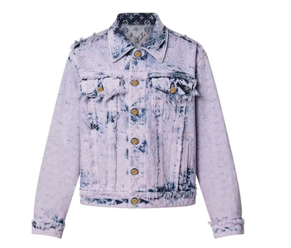 Men’s Louis Vuitton Purple Monogram Denim Jacket SS20