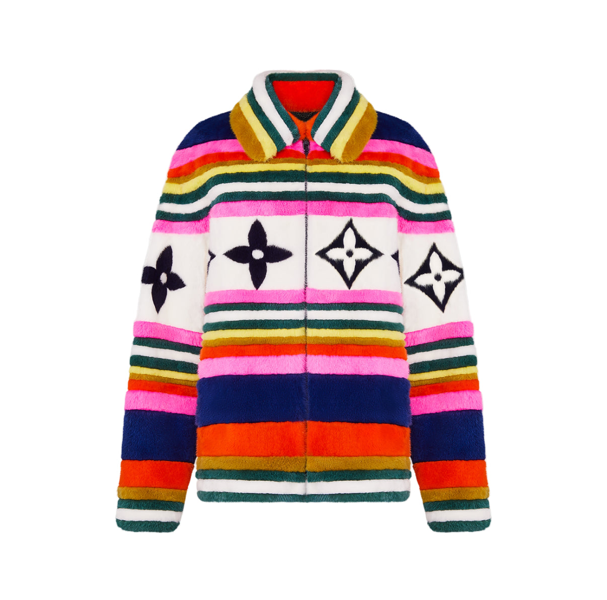 Louis Vuitton Fur Monogram Jacket